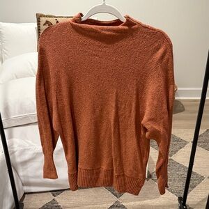 ruby moon Men's Crewneck Sweater in Rust
